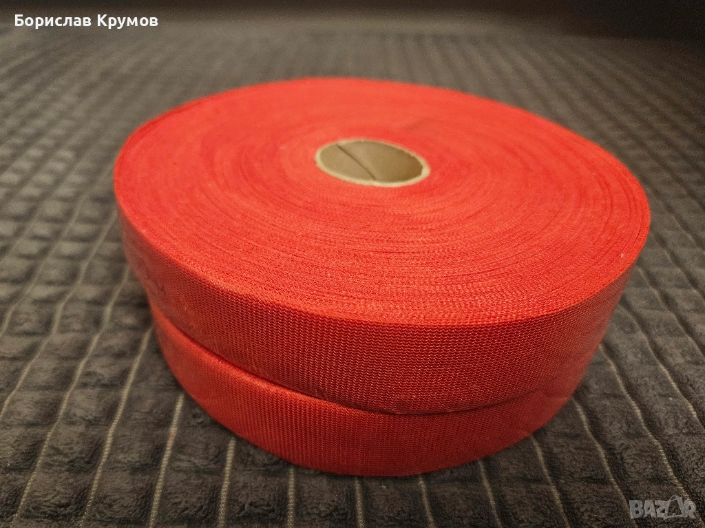 Веревна лента за обточване, полиестерна, 3 см, снимка 1