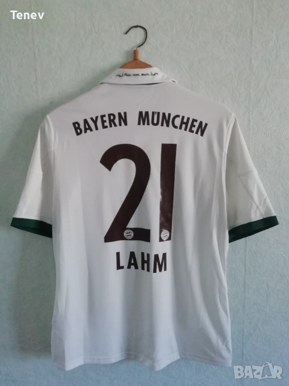 Bayern Munich Lahm Adidas 2013 2014 Away Oktoberfest оригинална тениска фланелка екип Байерн Лаам , снимка 1