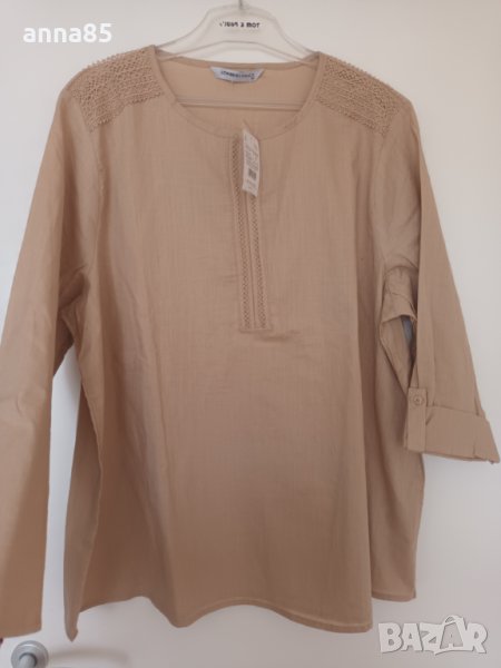 Бежова блузка, номер 50, снимка 1