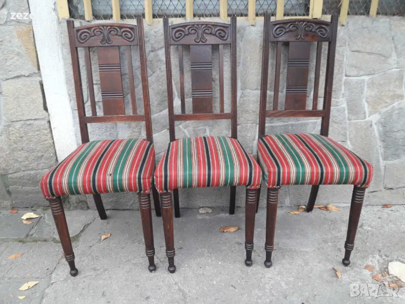 Столове ретро масив-3бр №020, снимка 1