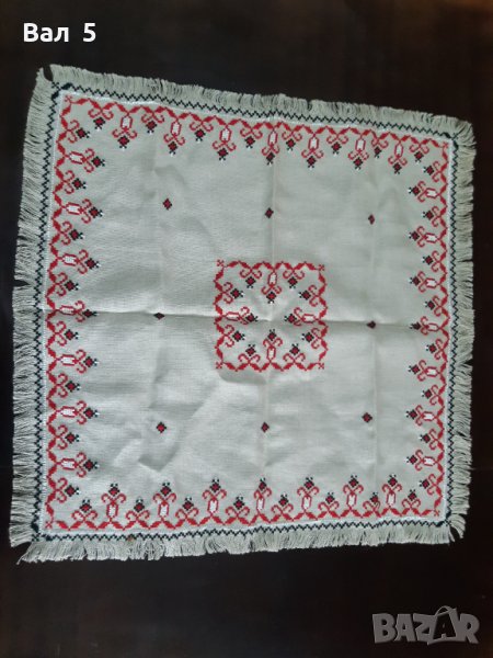 Бродирано каре , тишлайфер , покривка ЛЕНЕНА ПАНАМА, снимка 1