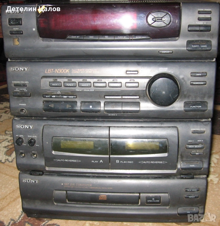 Уредба, стерео система Sony комбайн, модел: HCD-N300K, снимка 1