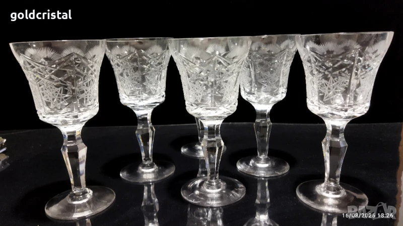 кристални чаши за вино , снимка 1
