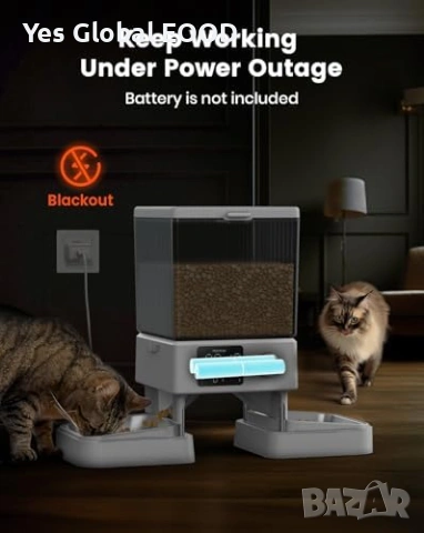 oneisall 5L автоматична хранилка за котка 2 купи, снимка 8 - За котки - 53440549