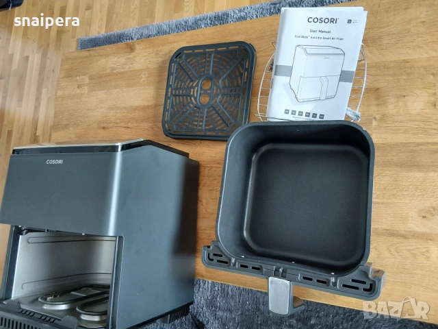 Еърфраер Cosori Dual Blaze, снимка 7 - Печки, фурни - 53575339