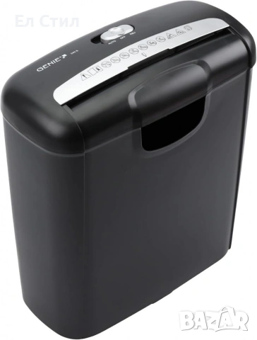 Професионален шредер за документи за унищожаване на документи, хартия и кредитни карти с 10-л, снимка 5 - Друга електроника - 53586650