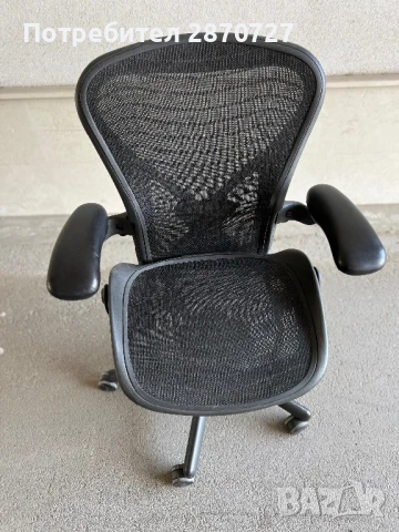 Herman Miller Aeron Classic, снимка 3 - Столове - 49595016