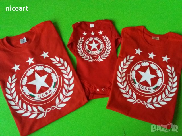 Тениска и боди ЦСКА за баща и бебе, снимка 6 - Тениски - 31246893
