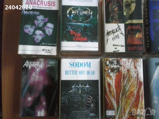 Лот Death, thrash, black metal касети, снимка 2 - Аудио касети - 53016612