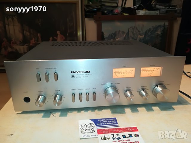 universum v3585 stereo amplifier-2x100w germany 2406211128, снимка 4 - Ресийвъри, усилватели, смесителни пултове - 33318583