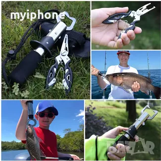 Риболовни клещи за захващане за устата на рибата и многофункционални клещи , снимка 2 - Такъми - 49263446