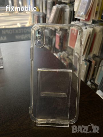 Apple iPhone X/XS прозрачен силиконов кейс/гръб, снимка 1 - Калъфи, кейсове - 38716432