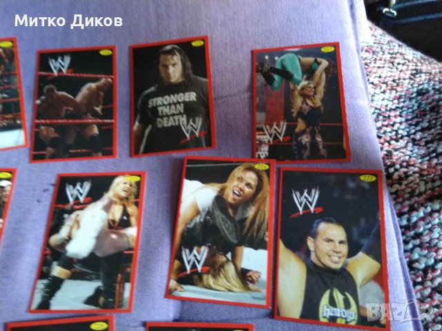 WWF Raw кеч-33 фотоси на кечисти 85х57мм от номера 130-262 с пропуски, снимка 4 - Други спортове - 43037732