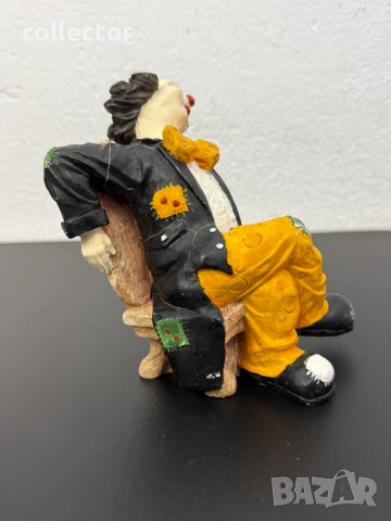 Колекционерска статуетка / фигура на клоун. №7736, снимка 5 - Антикварни и старинни предмети - 52803426