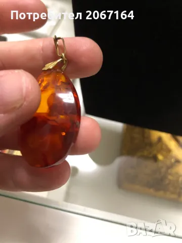 Кехлибарена висулка, снимка 7 - Антикварни и старинни предмети - 48912078