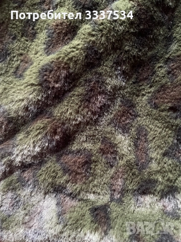 Дамско палто еко косъм faux fur M леопард, снимка 2 - Палта, манта - 52478132