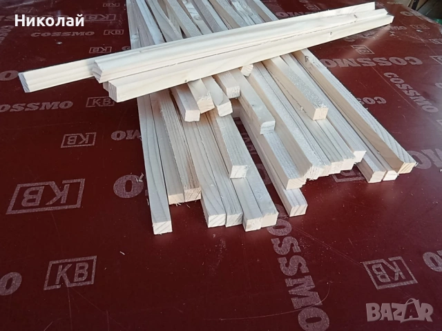 Дървени пръчки , дървени летви за хоби декорация градина къща кукли DIY проекти дървена пръчка