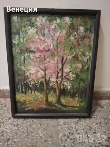 Стара картина с подпис 