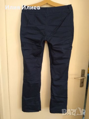 Тъмно син панталон, размер L, снимка 3 - Панталони - 38352773