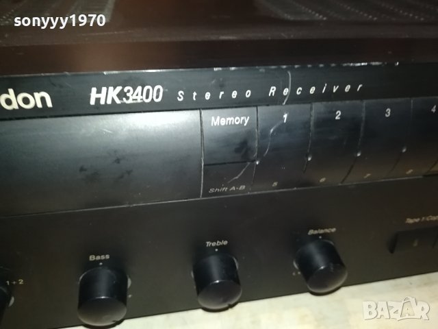 HARMAN/KARDON HK3400 RECEIVER-MADE IN JAPAN-SWISS 1801241125, снимка 14 - Ресийвъри, усилватели, смесителни пултове - 43863303