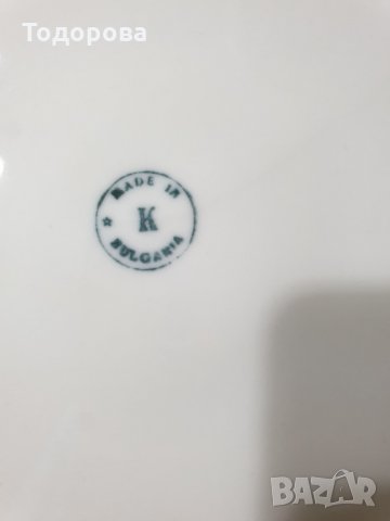 Порцеланови чинии-6 броя-Китка- Нови пазар, снимка 5 - Чинии - 35028443