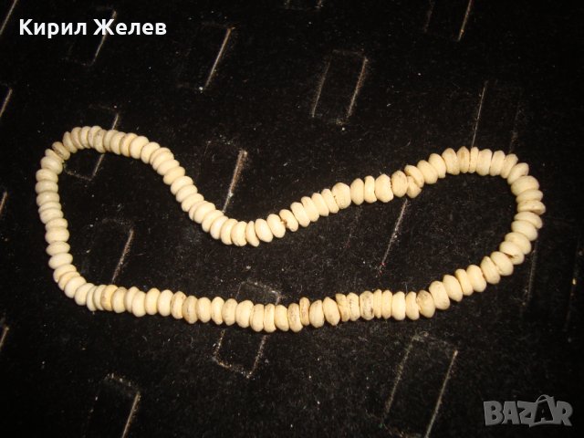 РЕТРО ГЕРДАНЧЕ РЪЧНА СТАРА ИЗРАБОТКА АРТ КЕРАМИКА 20771, снимка 3 - Колиета, медальони, синджири - 32228262