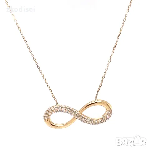 Златно колие 2,69гр. 42см. 14кр. проба:585 модел:28119-1, снимка 1