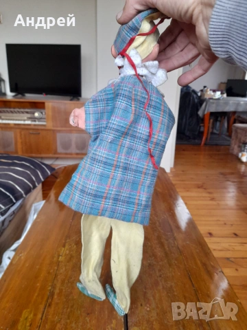 Стара кукла за куклен театър Буратино,Пинокио #2, снимка 5 - Други ценни предмети - 53166972