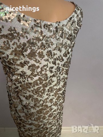 Нова дамска рокля с пайети , снимка 3 - Рокли - 36679356