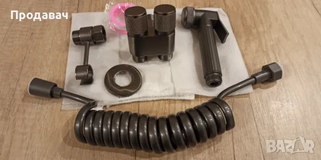 Душ система за тоалетна/биде (хром,черно,сиво,бяло GOLD), снимка 8 - Душове - 45370018