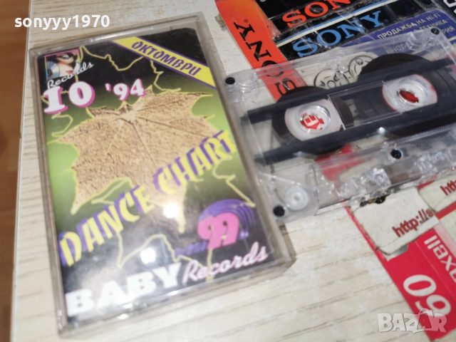 DANCE CHART 10/94 BABY RECORDS 2312251751, снимка 5 - Аудио касети - 52886182