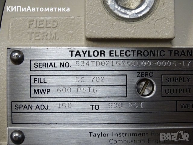 Трансмитер ABB Kent Taylor Electronic Transmitter 534TD02151A0100 Ex, снимка 6 - Резервни части за машини - 35228695