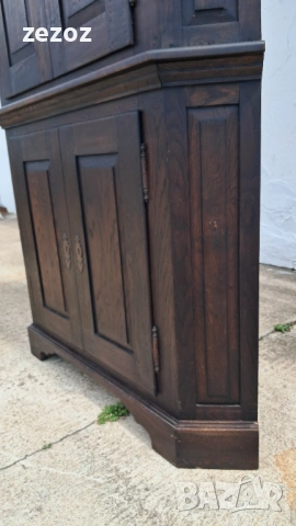 Ретро шкаф ъглов масив, снимка 10 - Шкафове - 53348192