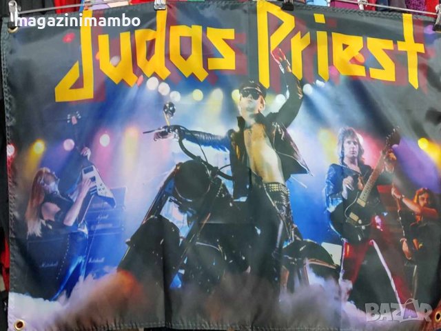 Judas Priest Flag- 3 размера- знамена и интериорен транспарант, снимка 1 - Китари - 43092047