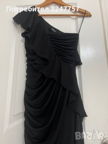 Официална дълга рокля с едно рамо, снимка 3 - Рокли - 40668408