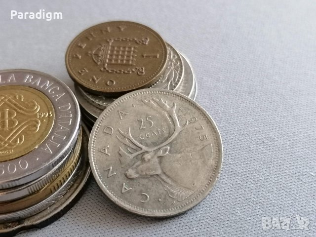 Монета - Канада - 25 цента | 1975г.