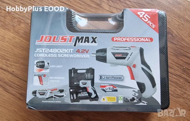 Електрическа отвертка с вградена Li-ion презареждаема батерия, снимка 6 - Отвертки - 51992057