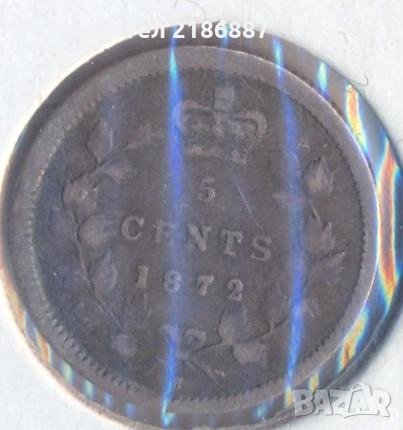 Канада 5 цента 1872 година, приятна