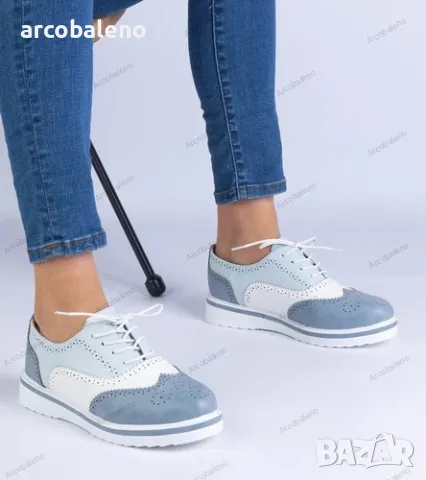 Дамски класически оксфордски обувки Toddi Oxford, 3цвята , снимка 4 - Дамски ежедневни обувки - 49021137