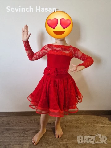 Детска рокля, подходяща за спортни танци или друг официален повод- 5 години