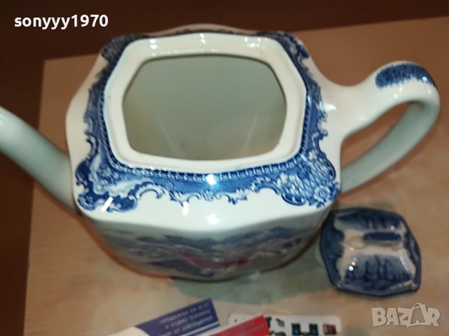 johnson bros england-порцелан ретро чайник-made in england 2504231706, снимка 8 - Антикварни и старинни предмети - 40484371
