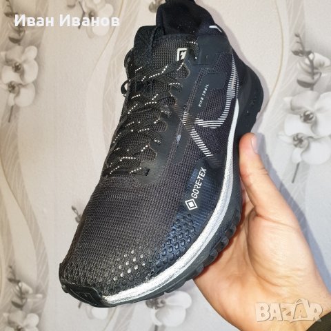 оригинални водоустойчиви маратонки Nike React Pegasus Trail 4 Gore-Tex номер 38-38,5, снимка 16 - Маратонки - 43134997