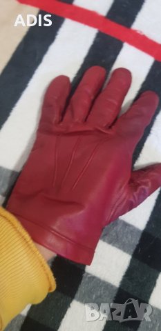 Червени мъжки ръкавици /ест кожа /Club Argentino / M /made in Italy/разпродава, снимка 13 - Екипировка - 38443874