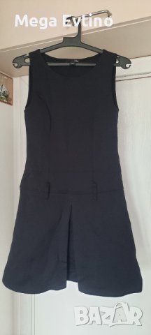 Черна дамска рокля H&M 36 размер , снимка 4 - Рокли - 40121845