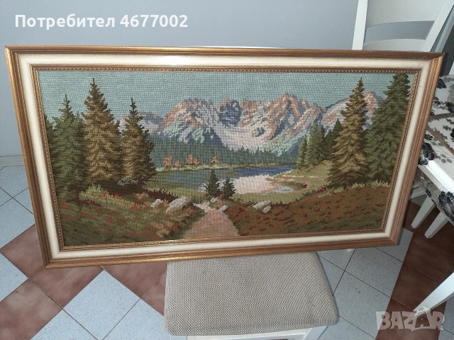 красив гоблен със пейзаш, снимка 2 - Гоблени - 53517644
