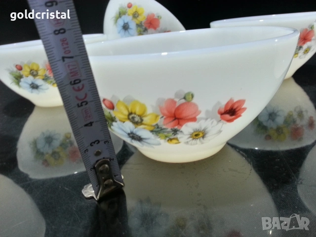 френски аркопал купички , снимка 6 - Антикварни и старинни предмети - 53144496