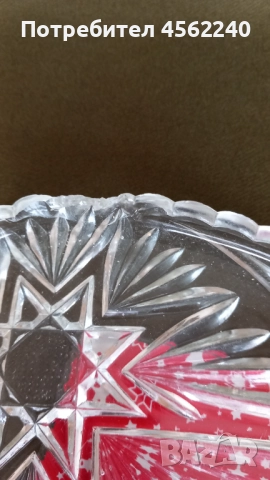 Кристално плато, снимка 5 - Прибори за хранене, готвене и сервиране - 52295256