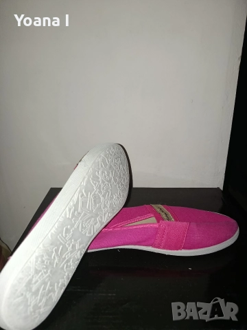 Дамски розови балеринки, снимка 3 - Кецове - 52595108