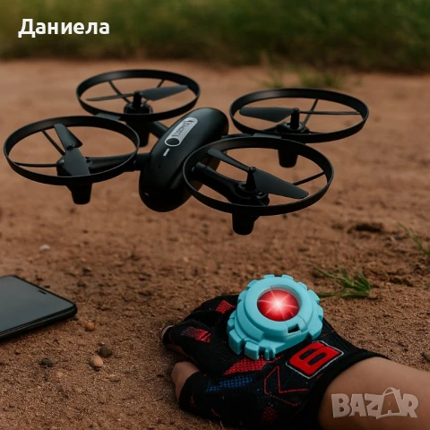 Дрон с жестово управление и Wi-Fi камера – Traces