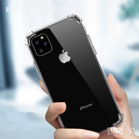 Силиконов ANTI-KNOCK прозрачен кейс iPhone 11, 11 Pro, 11 Pro Max, снимка 4 - Калъфи, кейсове - 32720605